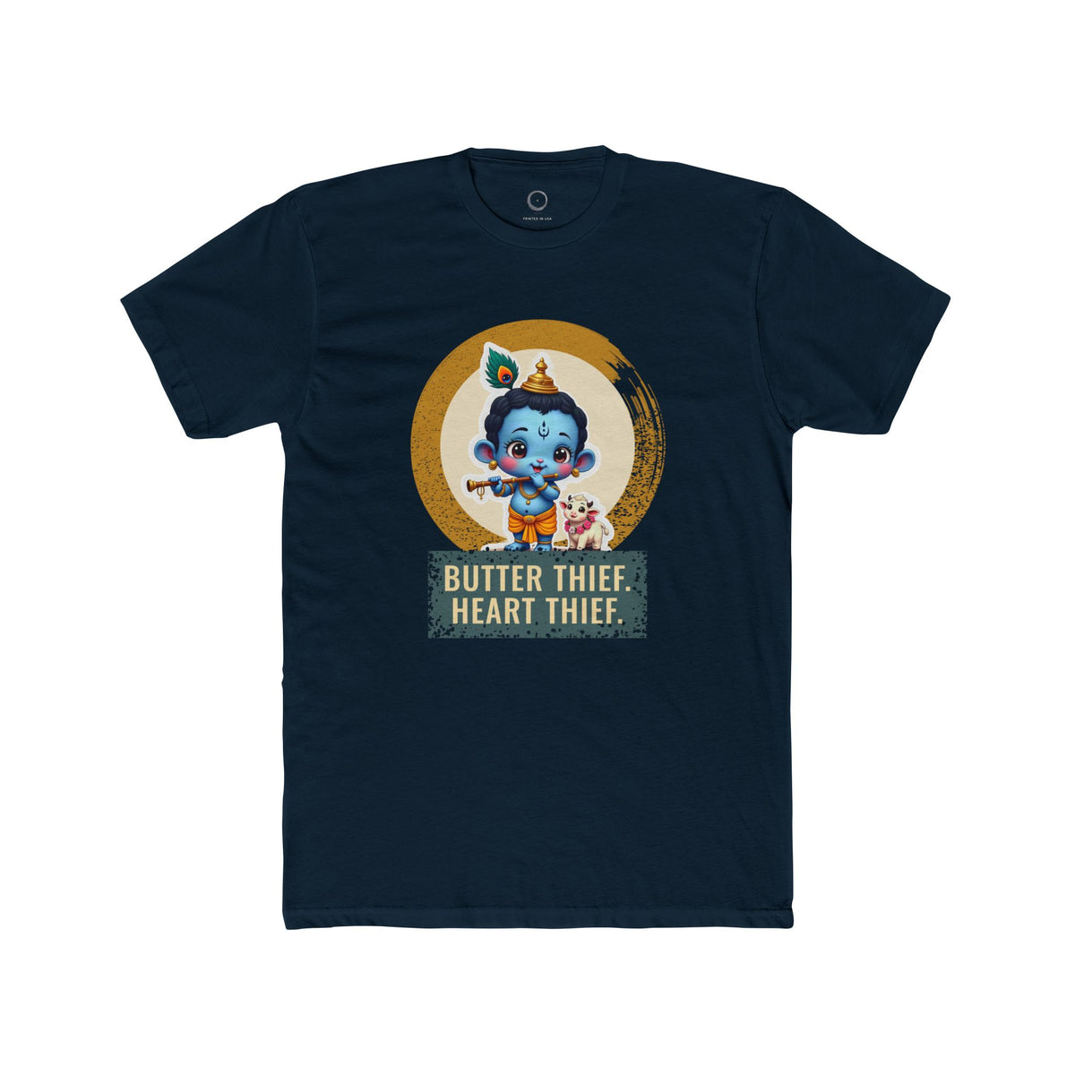 Krishna · “Butter thief. Heart thief.” — Unisex T-Shirt