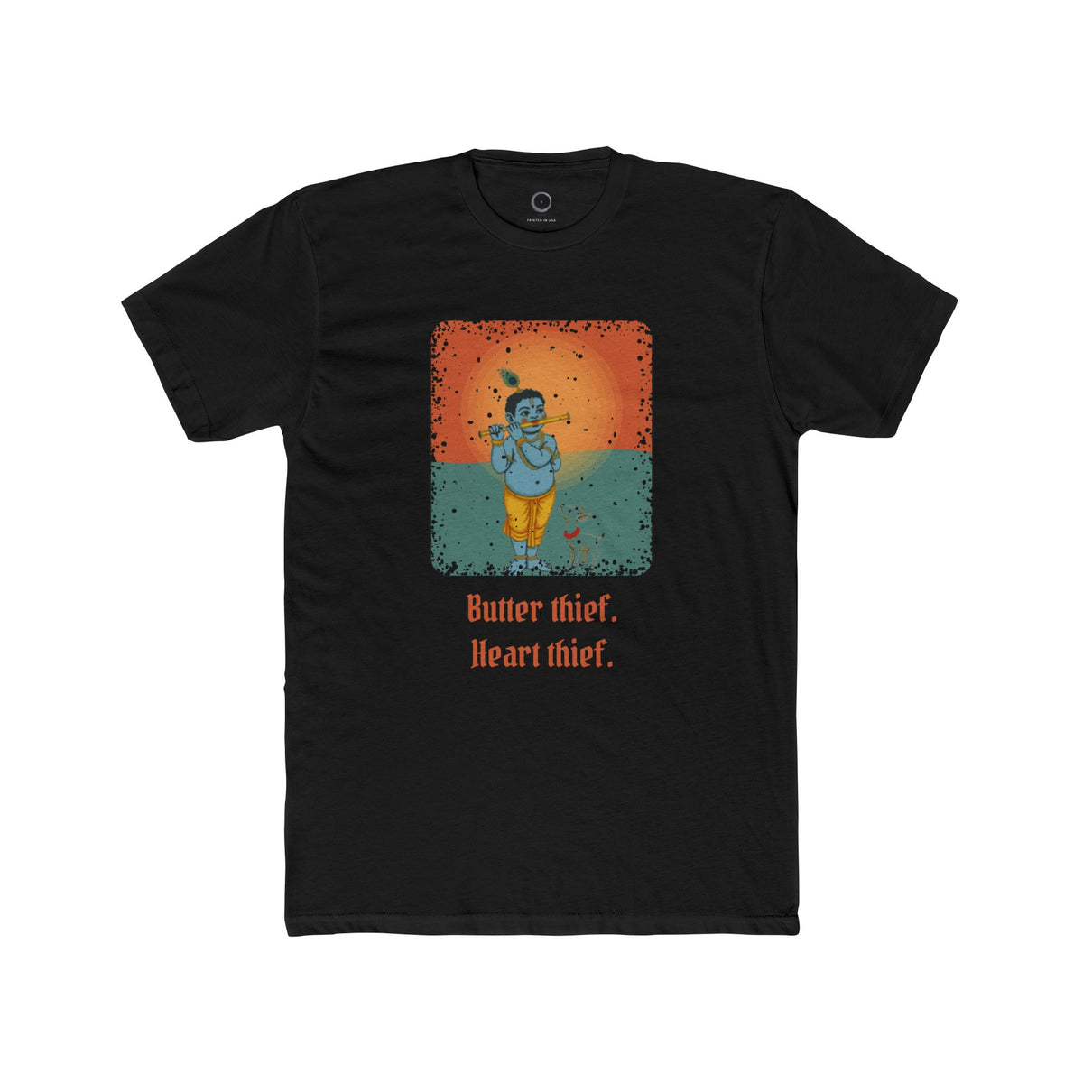 Krishna · “Butter thief. Heart thief.” — Unisex T-Shirt