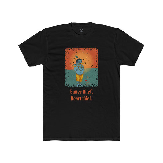 Krishna · “Butter thief. Heart thief.” — Unisex T-Shirt