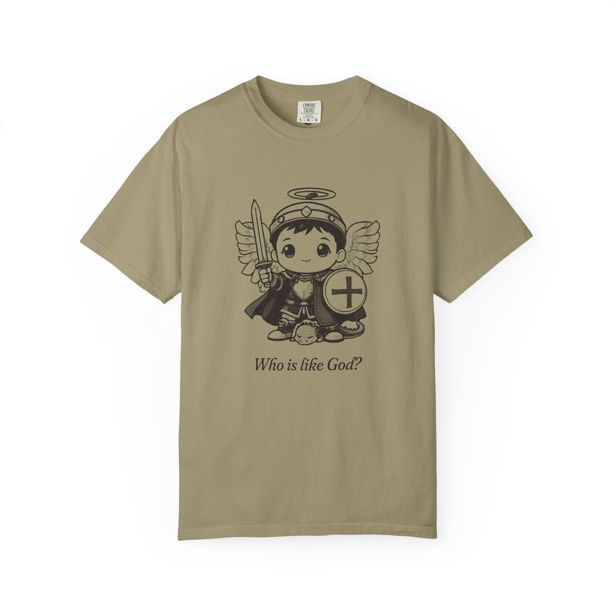 St Michael the Archangel: Prince of the Heavenly Host — Garment-Dyed One-Ink Tee