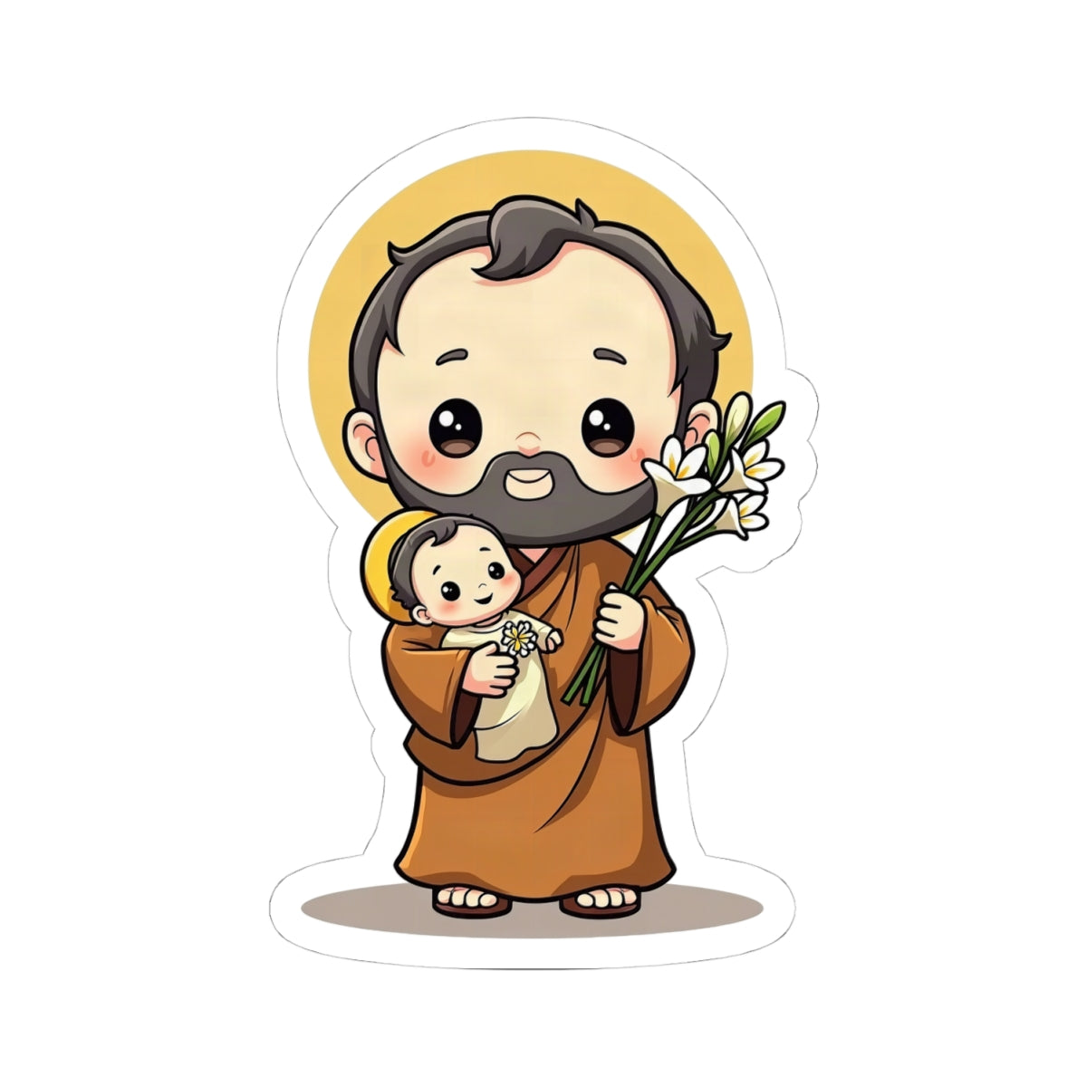 St Joseph: Patron of the Universal Church — Sticker
