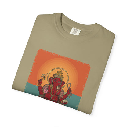 Ganesha · “First things first.” — Garment-Dyed T-Shirt