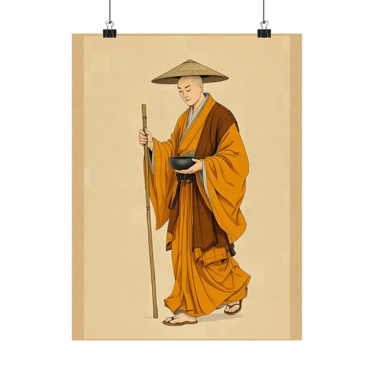 Kōbō Daishi: Great Teacher Who Spread the Dharma — Art Print