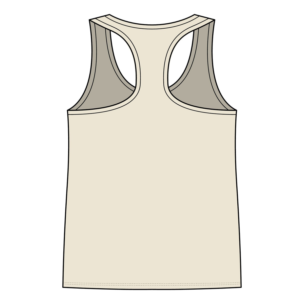 Krishna: Protector of Cows — Women's Racerback Tank