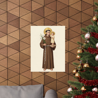 St Anthony of Padua: Companion of the Christ Child — Art Print