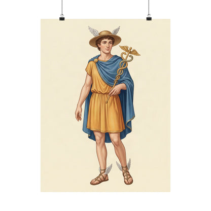 Hermes: Hermes of the Golden Wand — Art Print