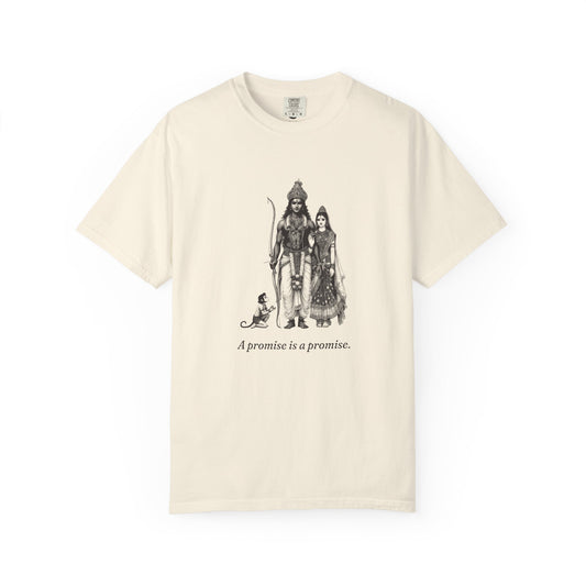 Rama: Shyamanga, the Dark-Hued — Garment-Dyed One-Ink Tee
