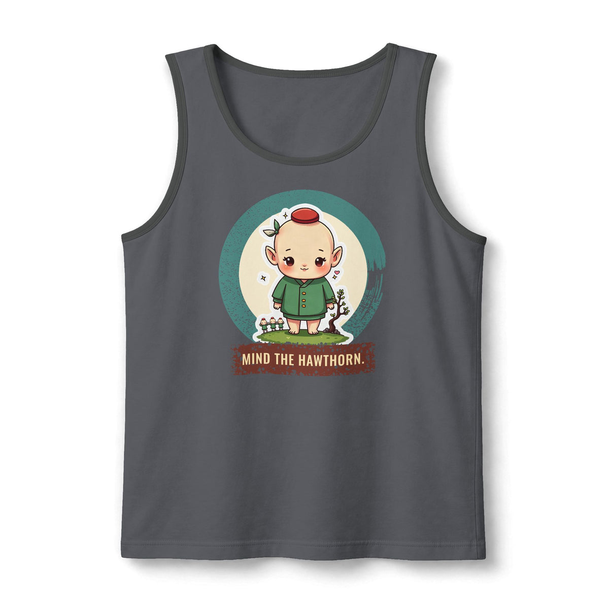 Aos Sí: Green Jacket, Red Cap — Unisex Muscle Tank