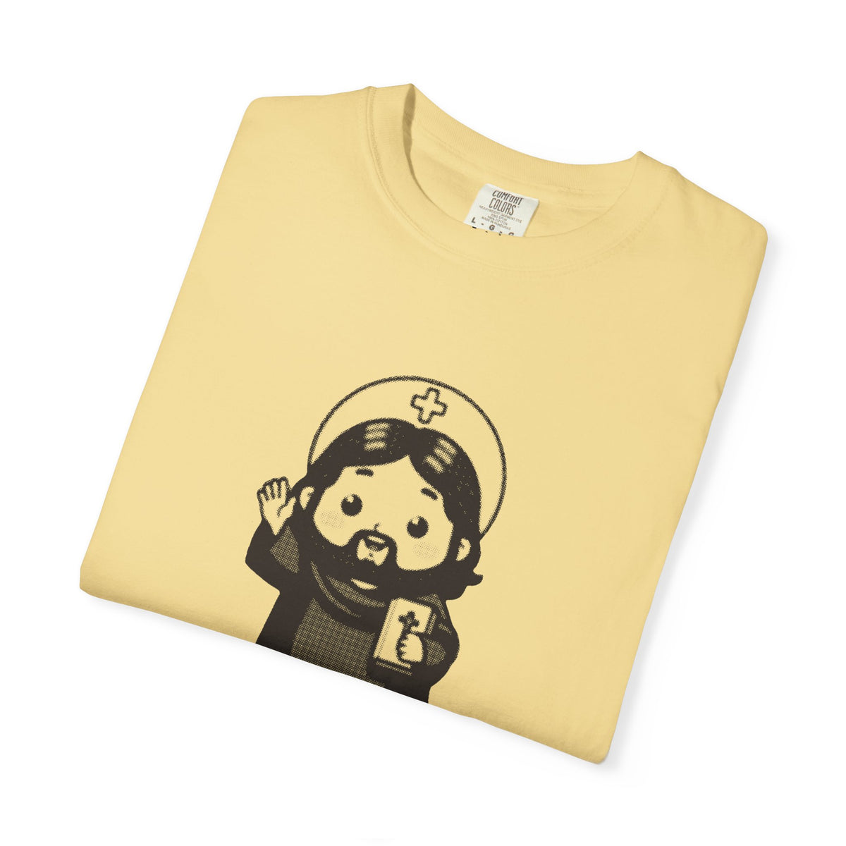 Jesus Christ · “How long must I put up with you?” — Garment-Dyed One-Ink Tee