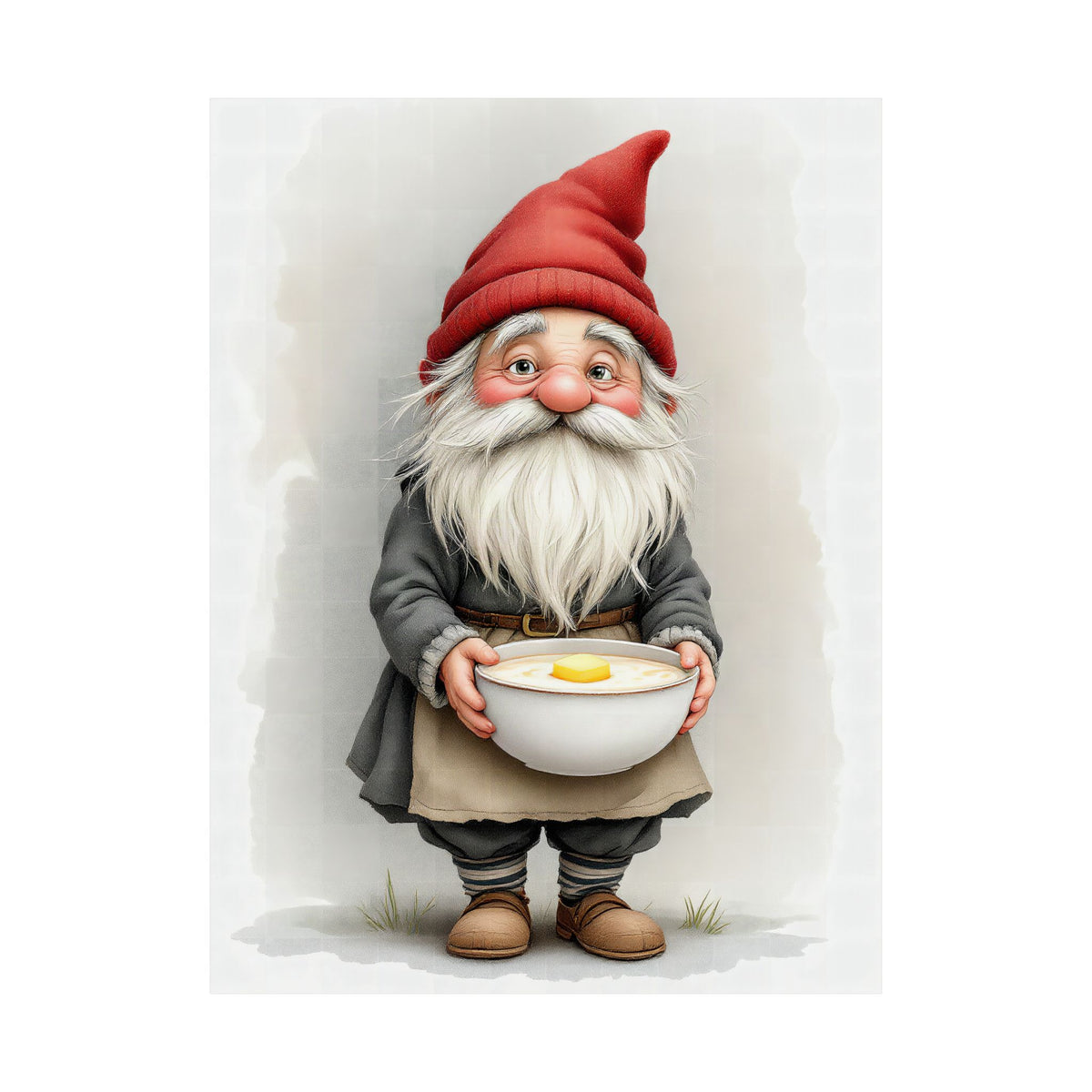 Tomte: The Little Farm Guardian — Art Print