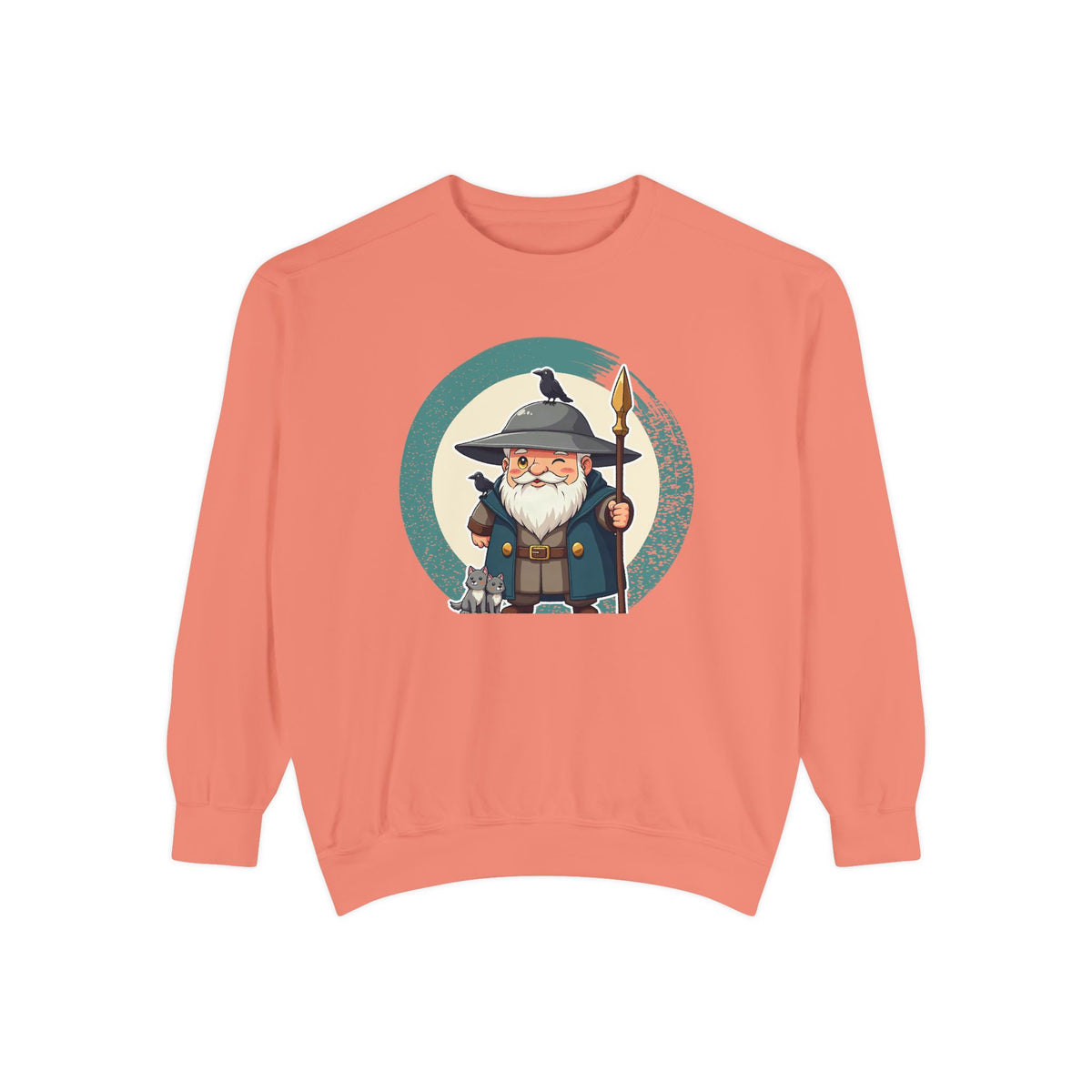Odin: Gave an Eye for Wisdom — Garment-Dyed Sweatshirt