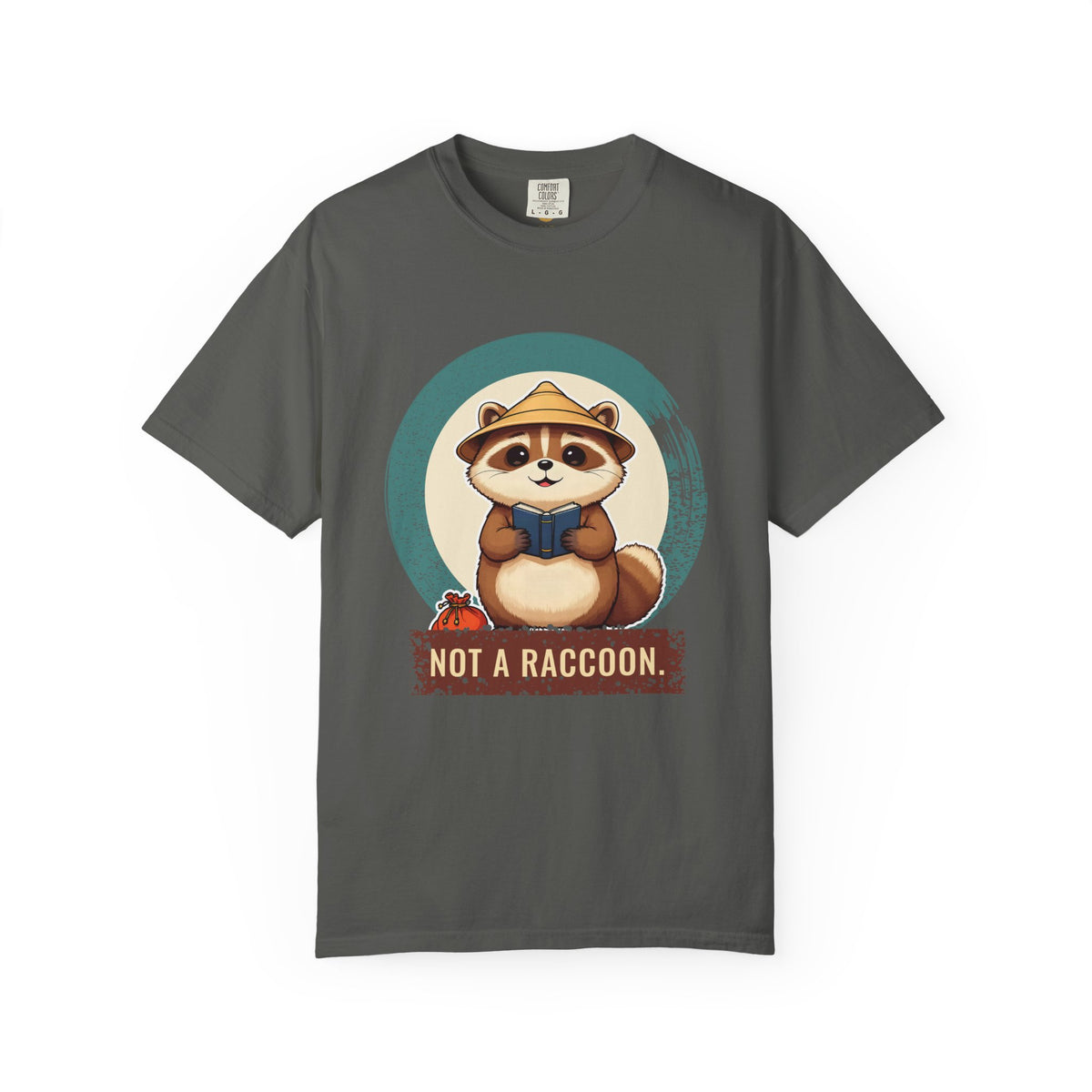 Tanuki: Lucky Greeter at the Shop Door — Garment-Dyed T-Shirt