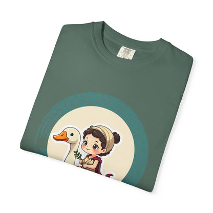 Aphrodite · “Riding a goose, obviously.” — Garment-Dyed T-Shirt