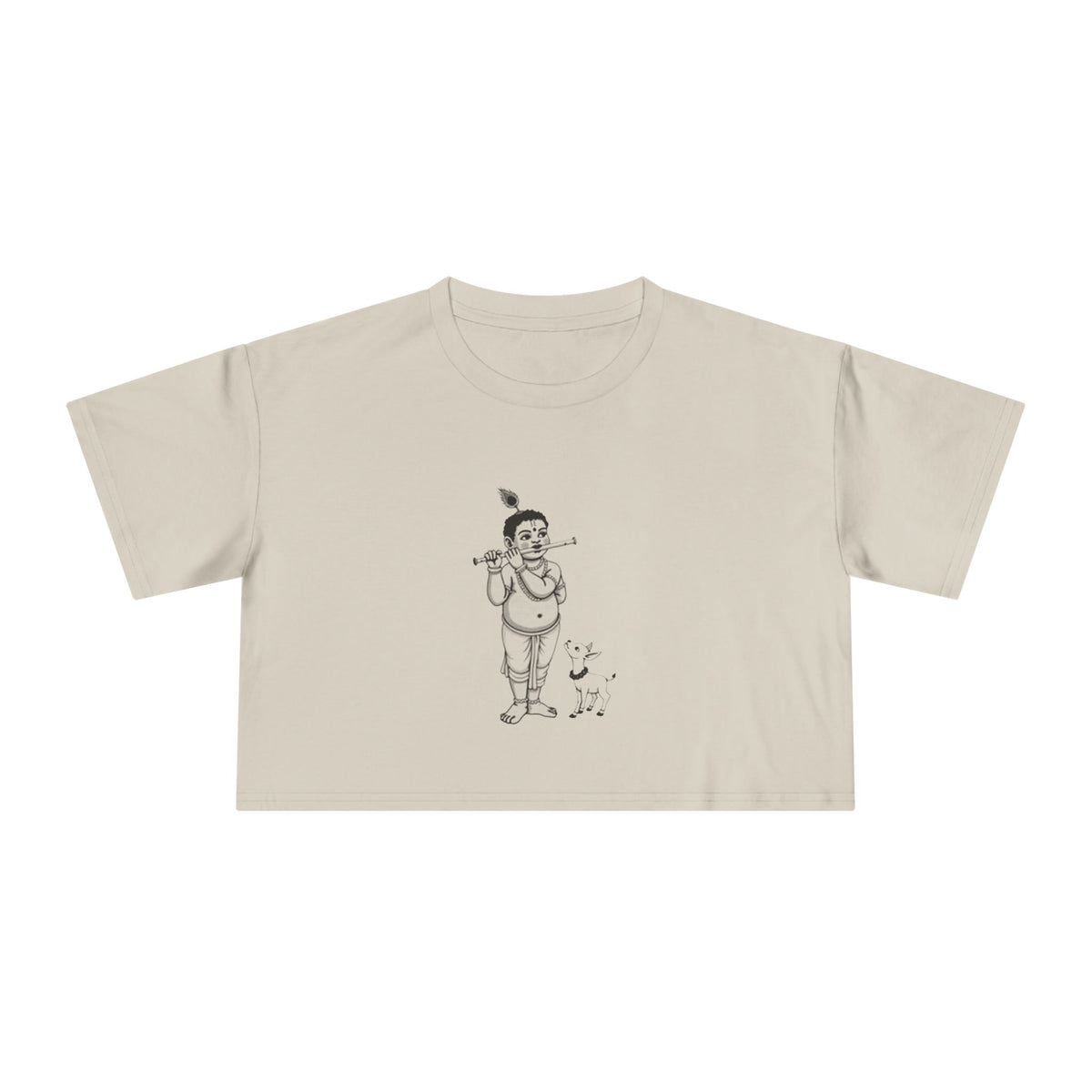 Krishna: Protector of Cows — Women's Crop Tee