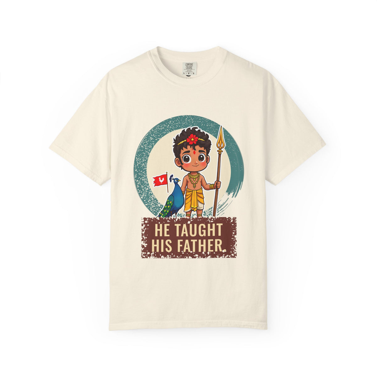 Murugan: Two Companions from One Tree — Garment-Dyed T-Shirt