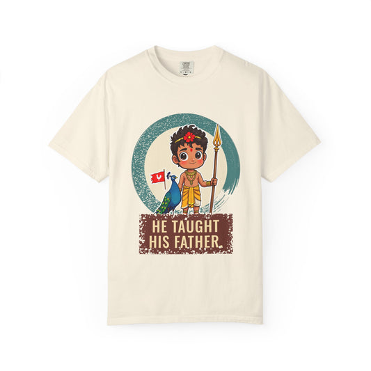 Murugan: Two Companions from One Tree — Garment-Dyed T-Shirt