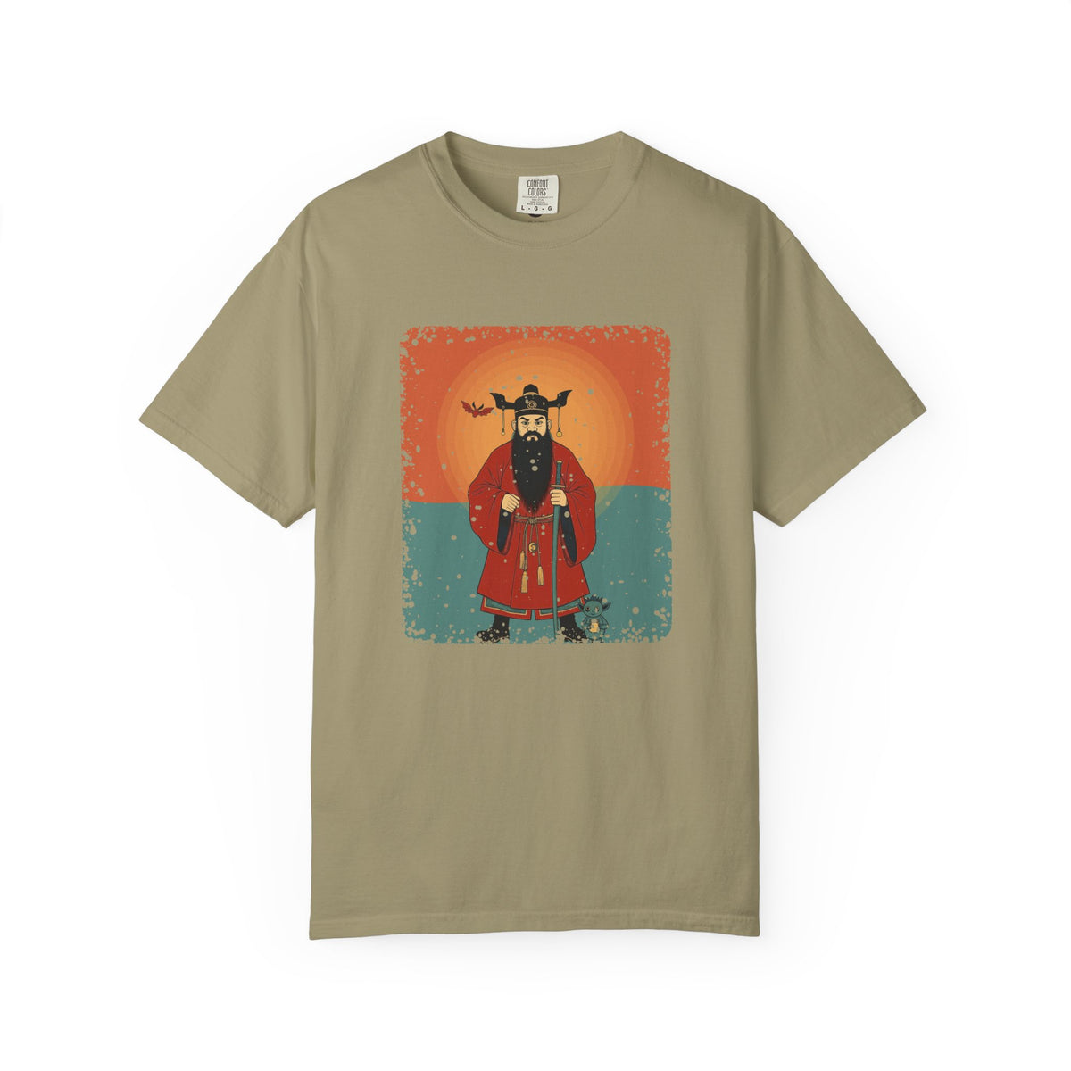 Zhong Kui: The Demon Queller — Garment-Dyed T-Shirt