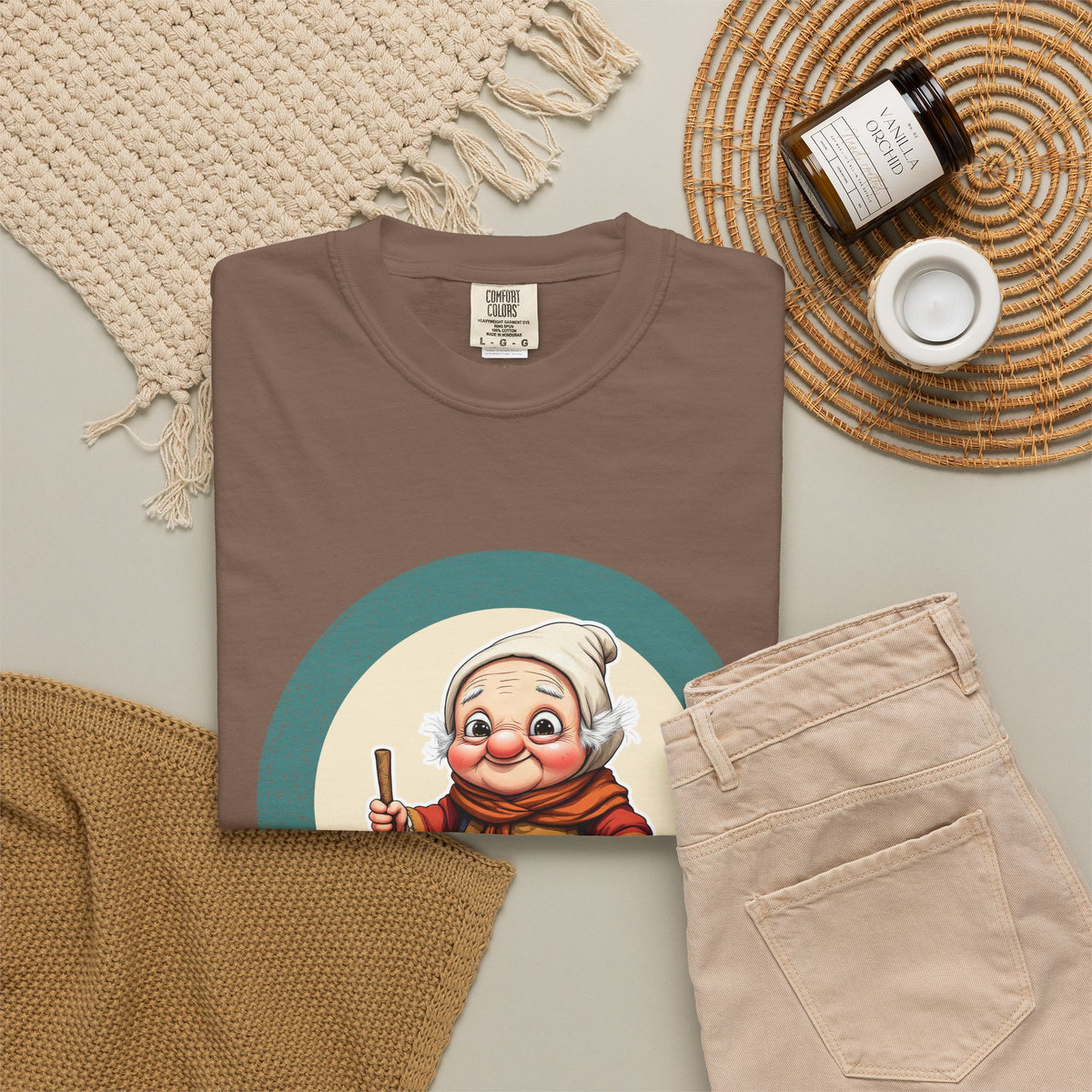 La Befana · “Sweep the old year out.” — Garment-Dyed T-Shirt