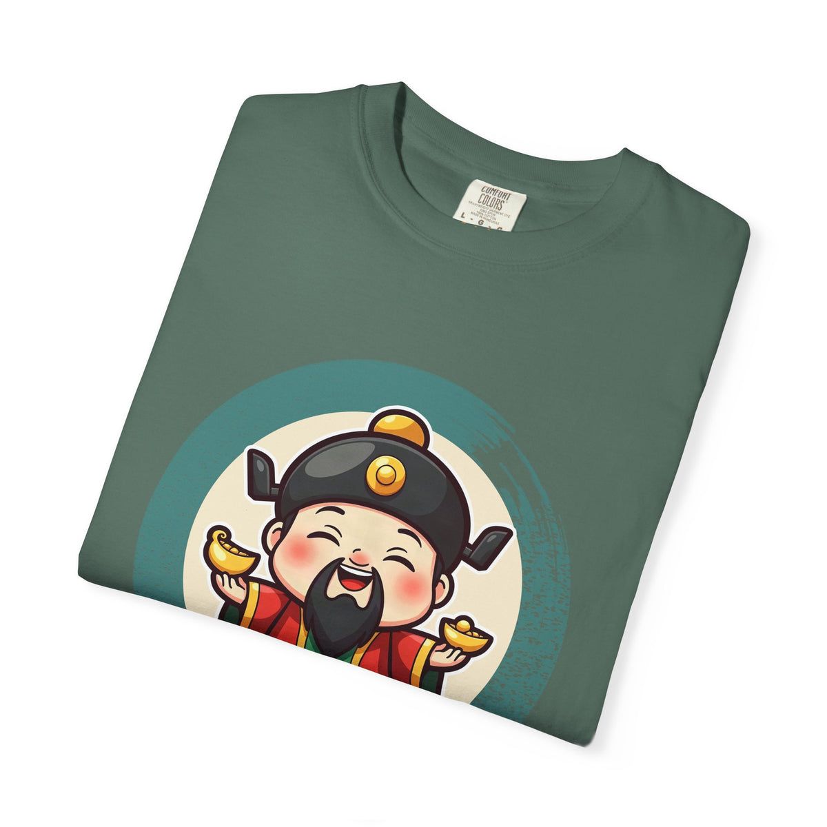 Caishen: Inviting Wealth and Treasure — Garment-Dyed T-Shirt