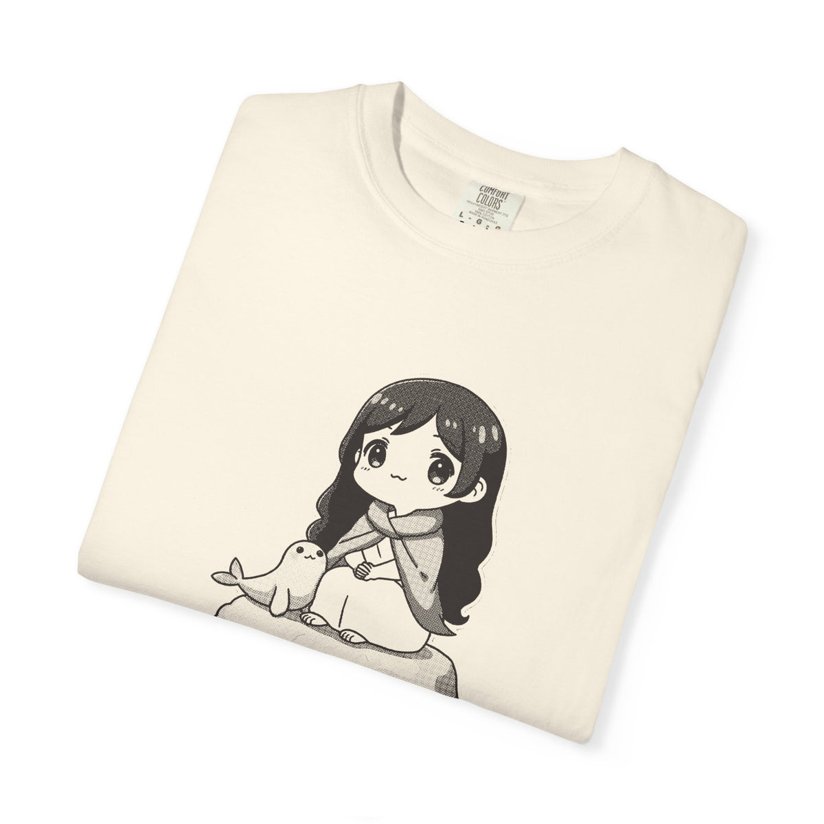 Selkie · “Land legs, sea heart.” — Garment-Dyed One-Ink Tee