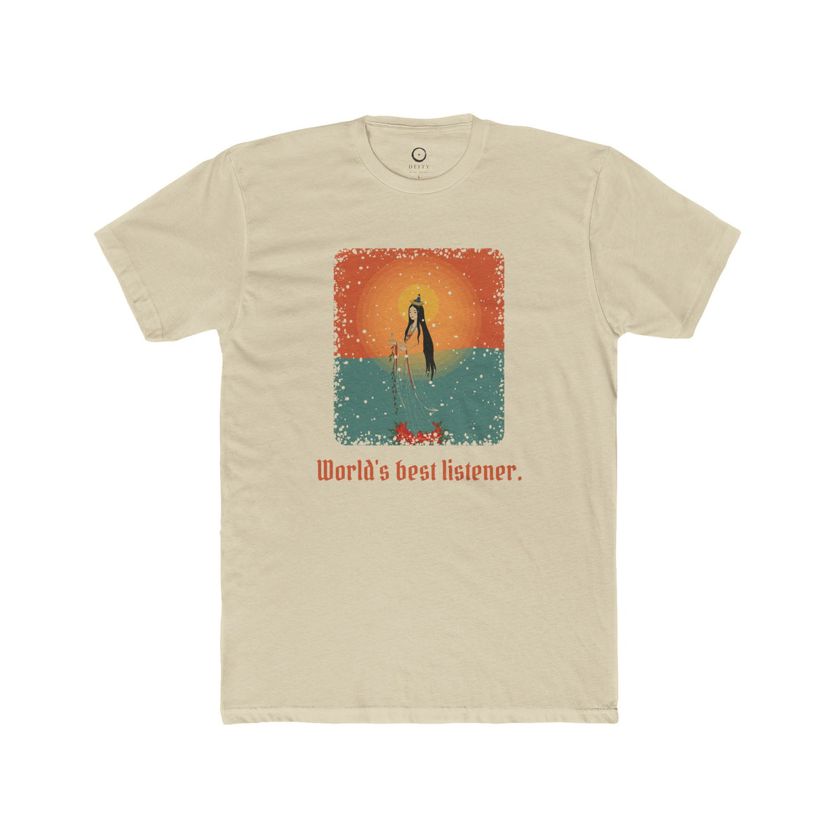 Guanyin: White-Robed Bodhisattva — Unisex T-Shirt