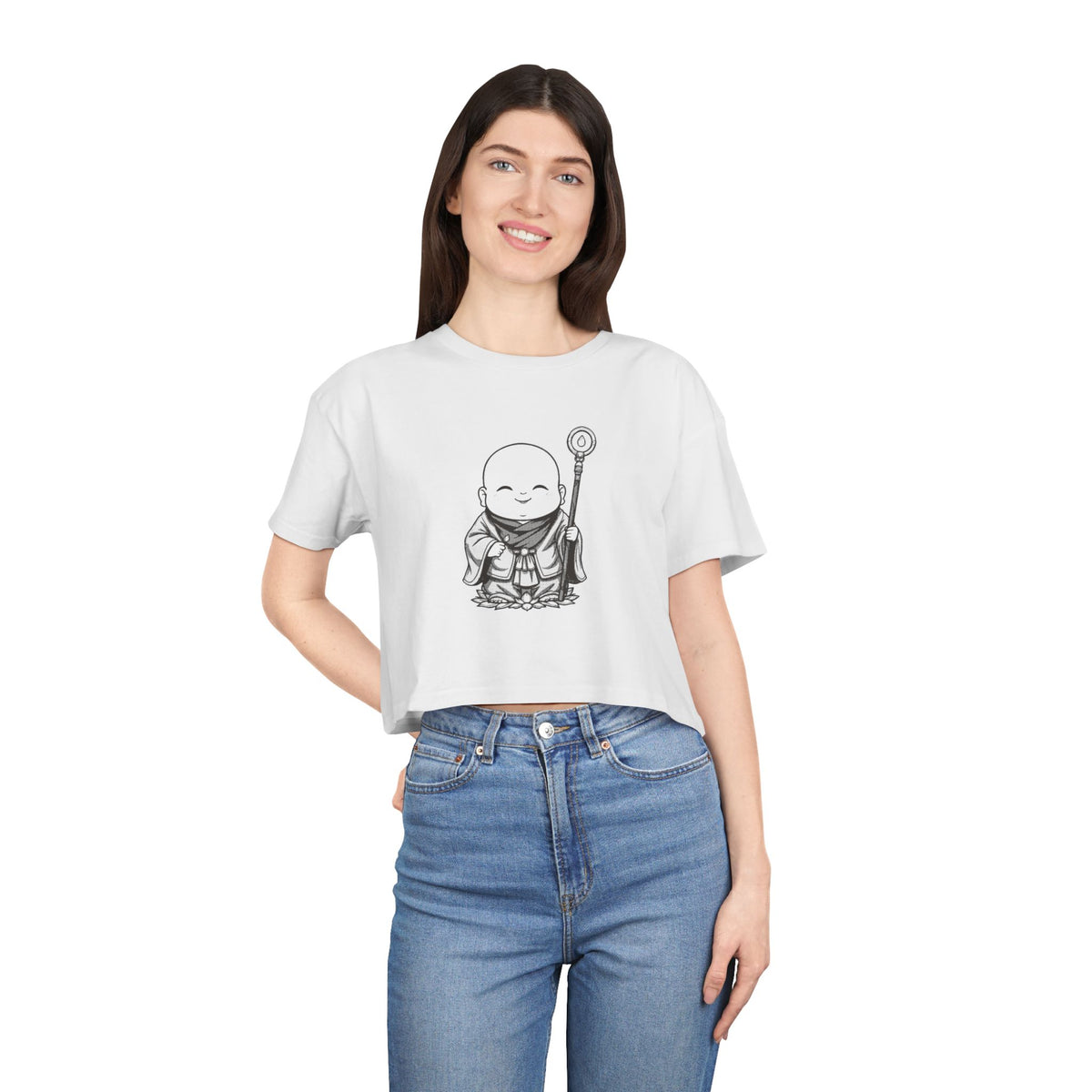 Jizō: Keeper of the Great Vow — Women's Crop Tee