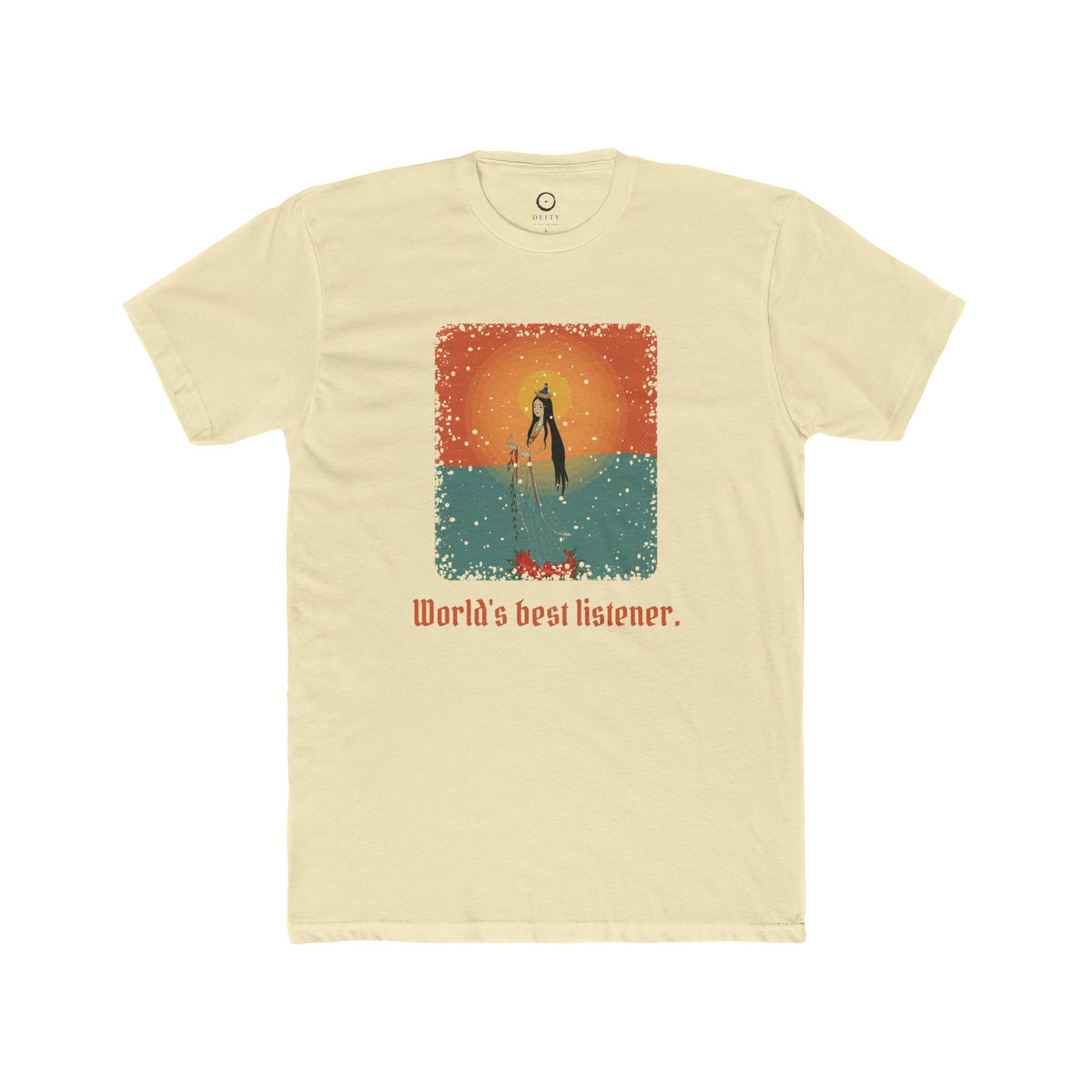 Guanyin: White-Robed Bodhisattva — Unisex T-Shirt
