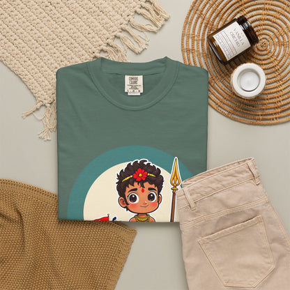 Murugan: Two Companions from One Tree — Garment-Dyed T-Shirt