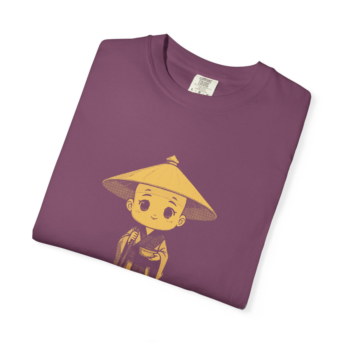 Kōbō Daishi · “Never walking alone.” — Garment-Dyed One-Ink Tee