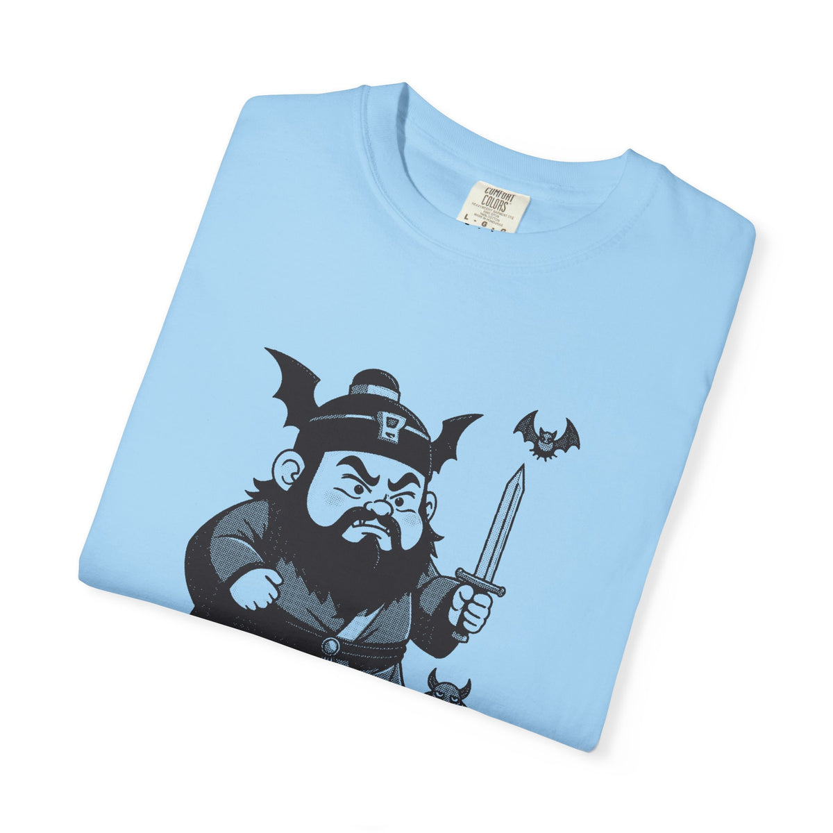 Zhong Kui: Bringer of the Five Blessings — Garment-Dyed One-Ink Tee