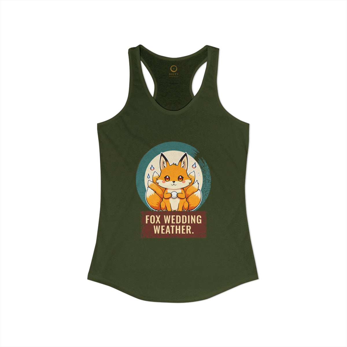Kitsune: Messenger of Inari — Women's Racerback Tank