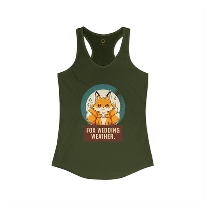 Kitsune: Messenger of Inari — Women's Racerback Tank
