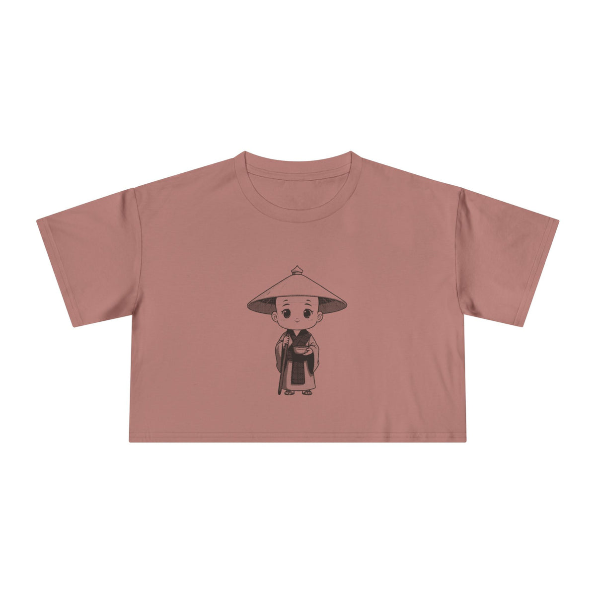 Kōbō Daishi: Walking with Every Pilgrim — Women's Crop Tee