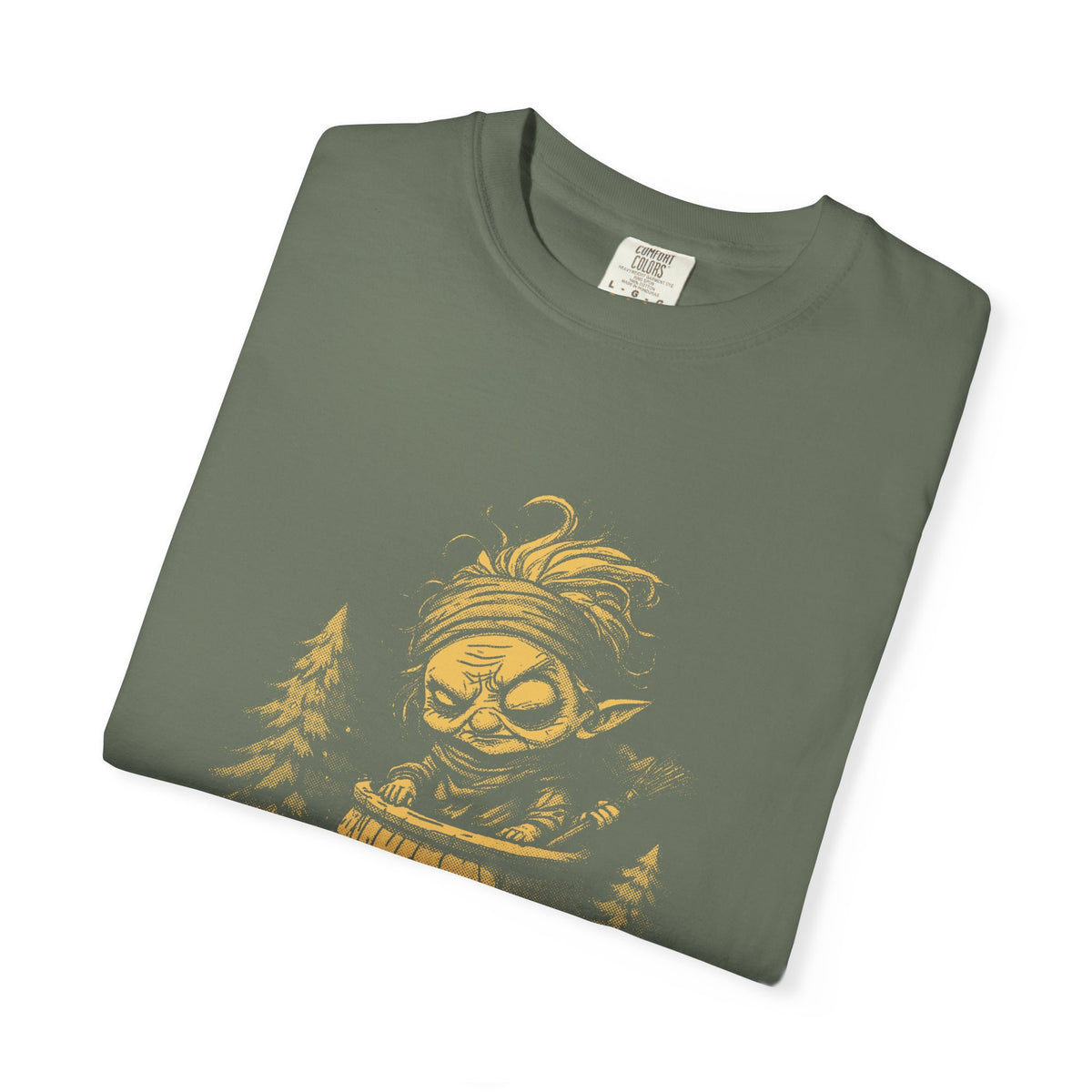 Baba Yaga · “Polite visitors welcome.” — Garment-Dyed One-Ink Tee