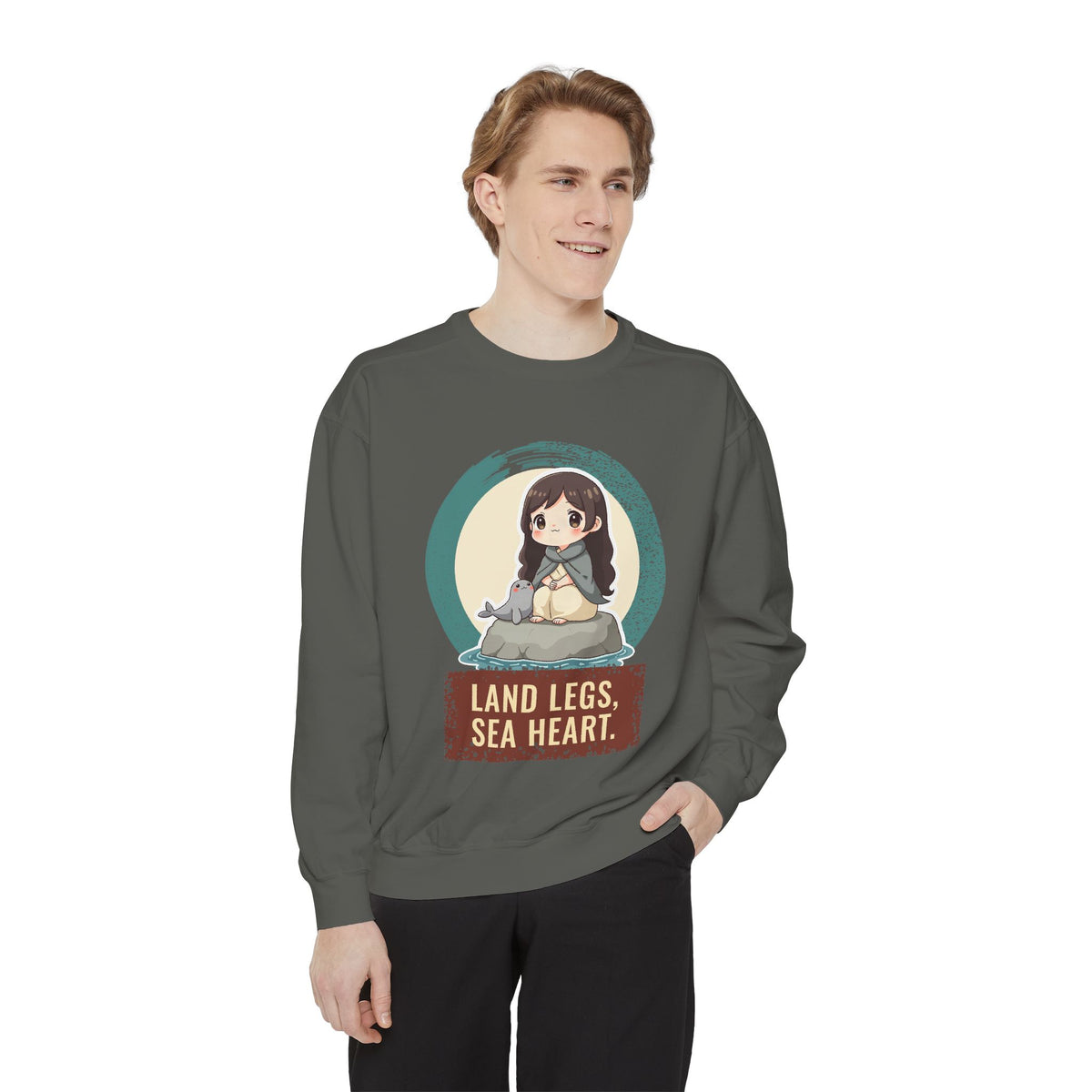 Selkie: Grey Selkie of Sule Skerry — Garment-Dyed Sweatshirt