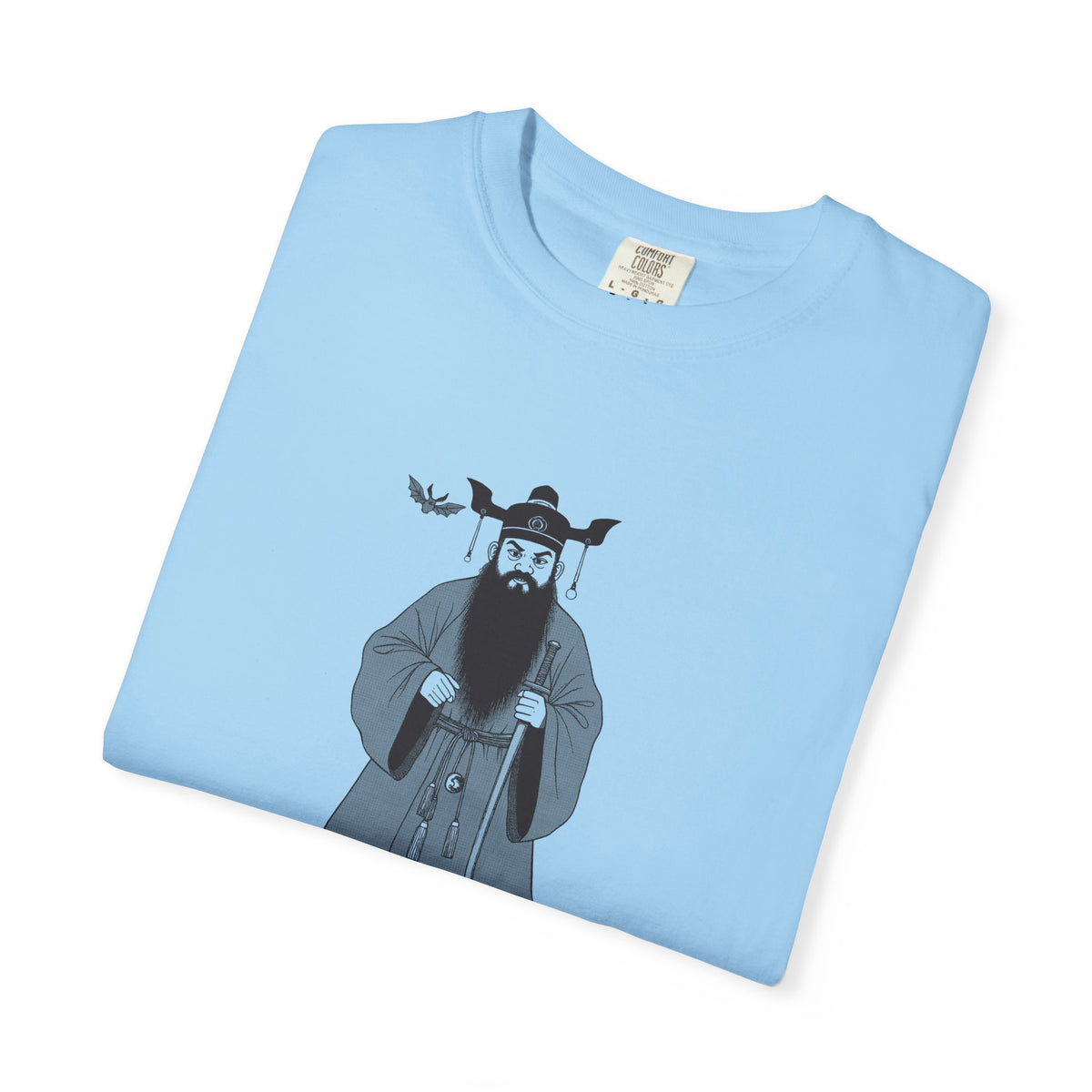 Zhong Kui: The Demon Queller — Garment-Dyed One-Ink Tee