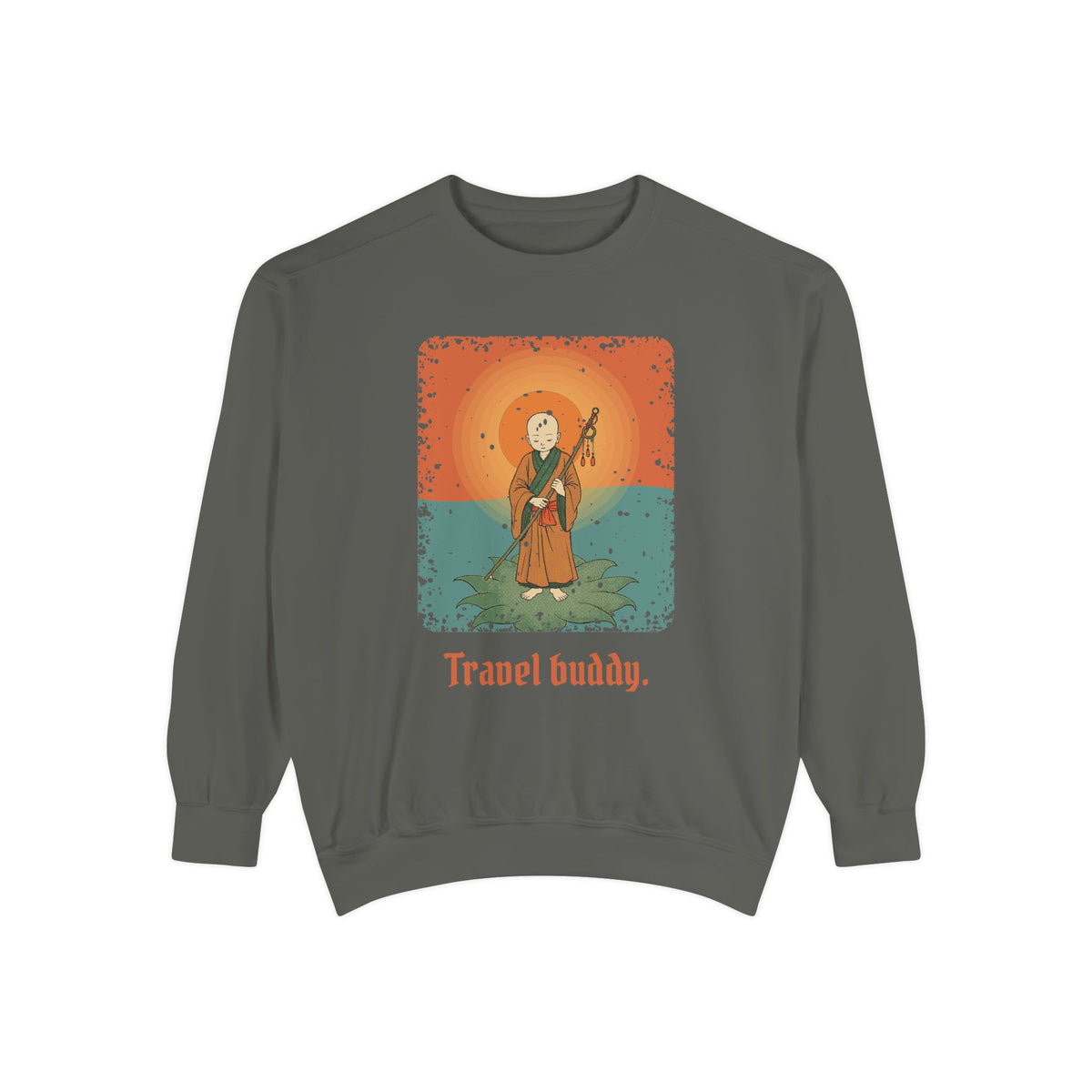 Jizō: Guardian of the Six Realms — Garment-Dyed Sweatshirt