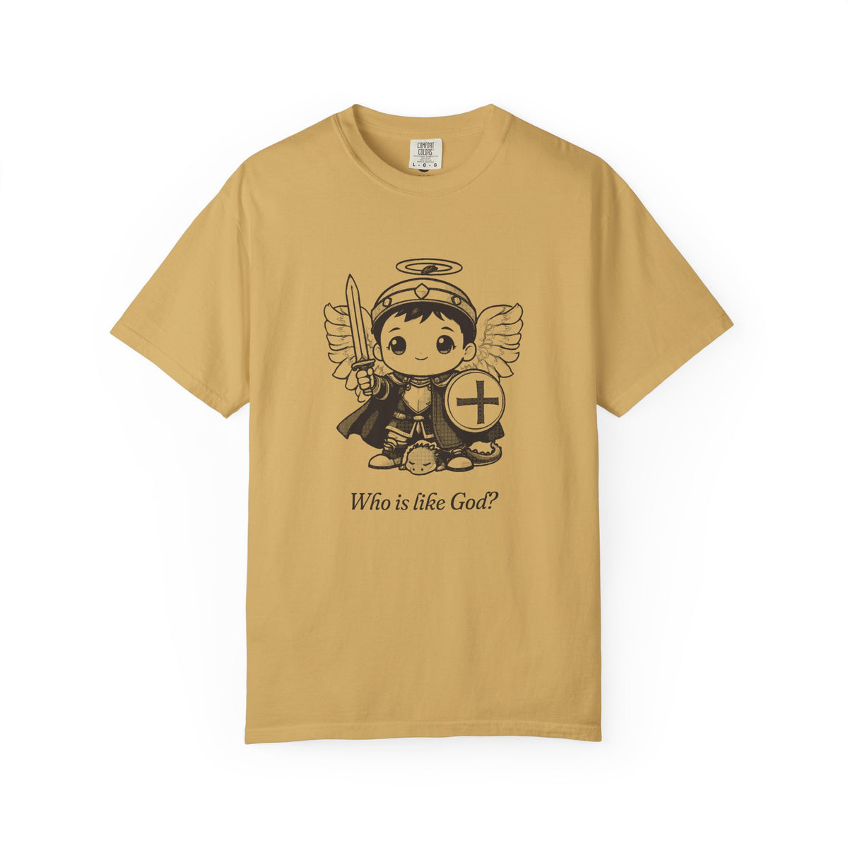 St Michael the Archangel: Prince of the Heavenly Host — Garment-Dyed One-Ink Tee