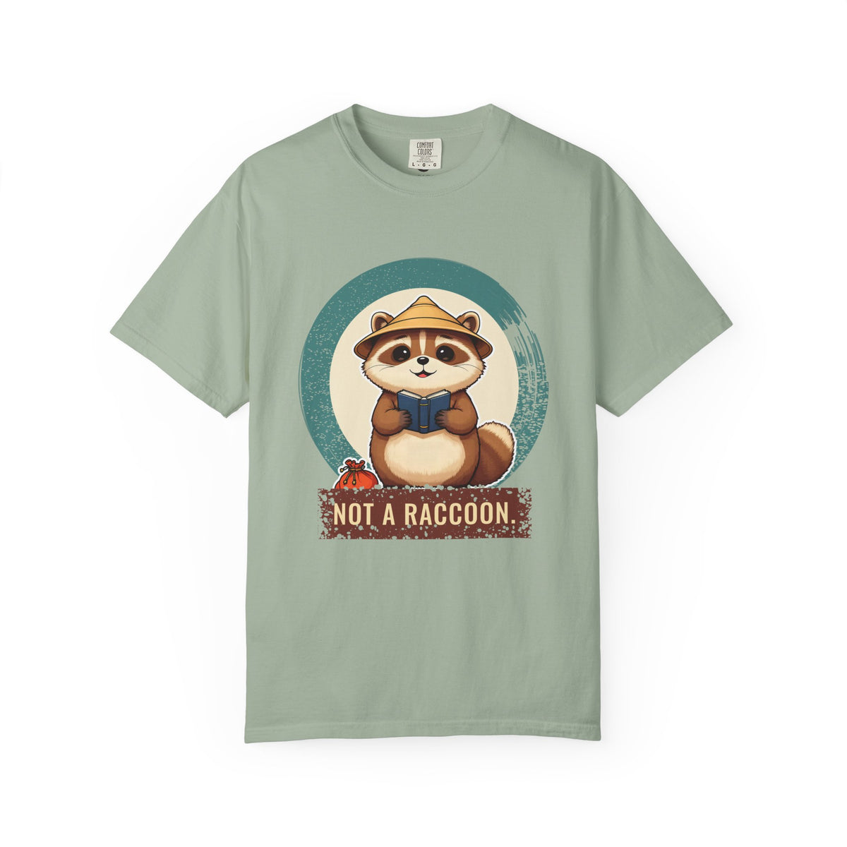Tanuki: Lucky Greeter at the Shop Door — Garment-Dyed T-Shirt