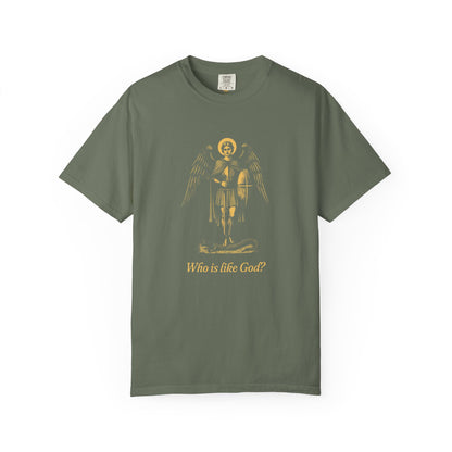 St Michael the Archangel: Chief Commander of Heaven — Garment-Dyed One-Ink Tee