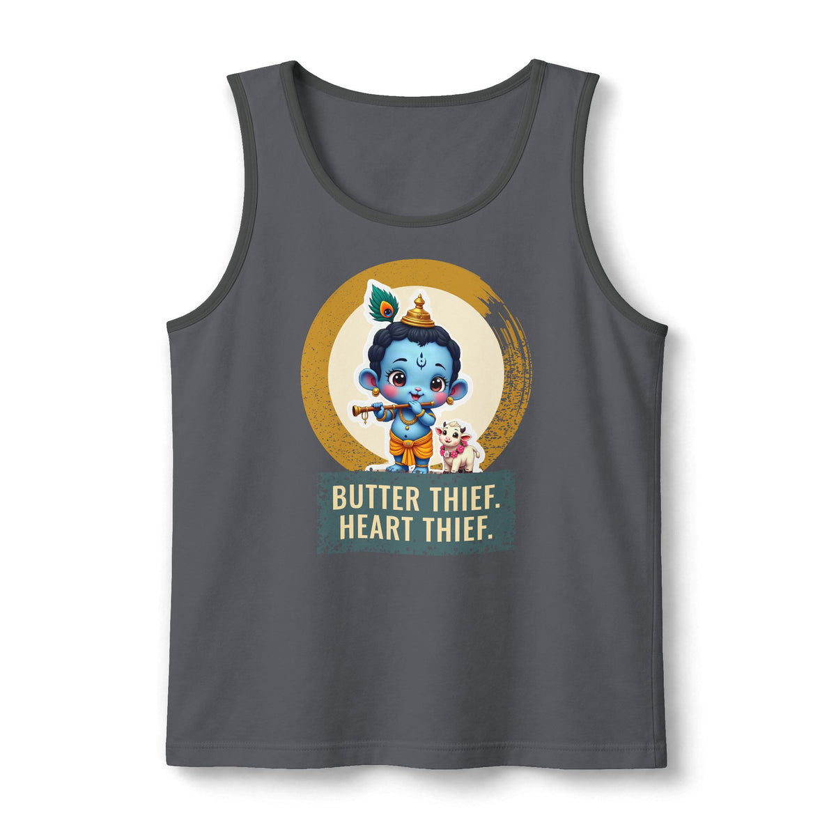 Krishna: Holder of the Flute — Unisex Muscle Tank