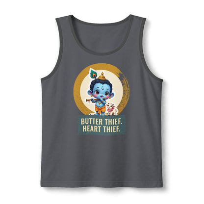 Krishna: Holder of the Flute — Unisex Muscle Tank