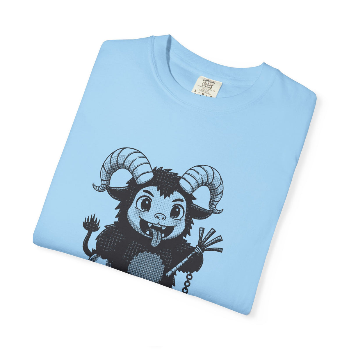 Krampus · “Mostly good this year.” — Garment-Dyed One-Ink Tee