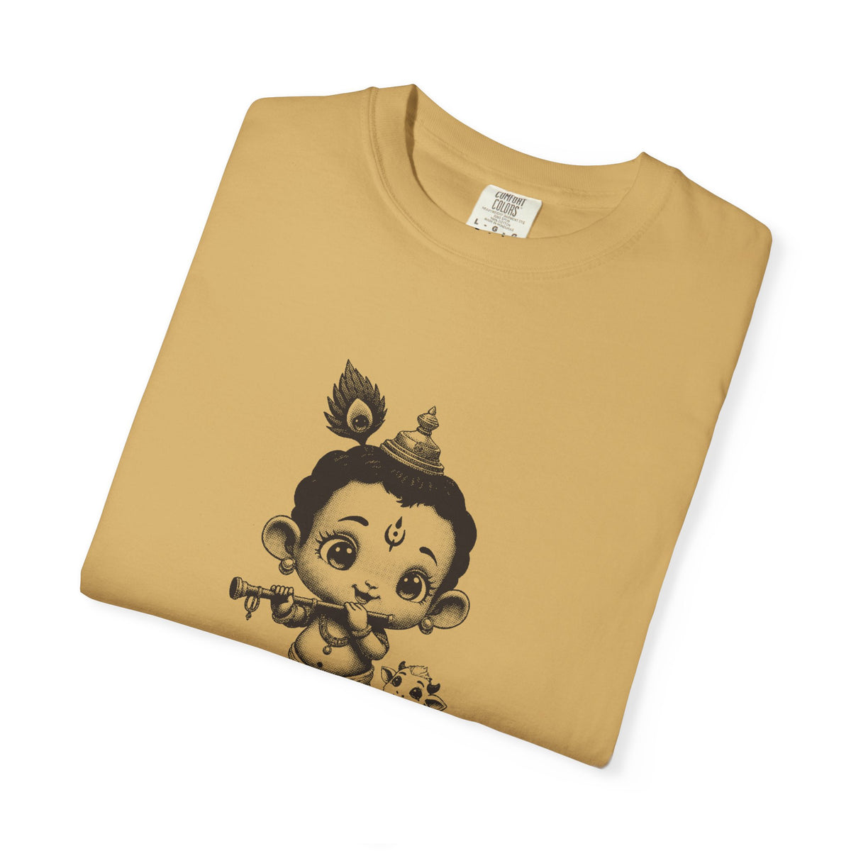 Krishna · “Butter thief. Heart thief.” — Garment-Dyed One-Ink Tee