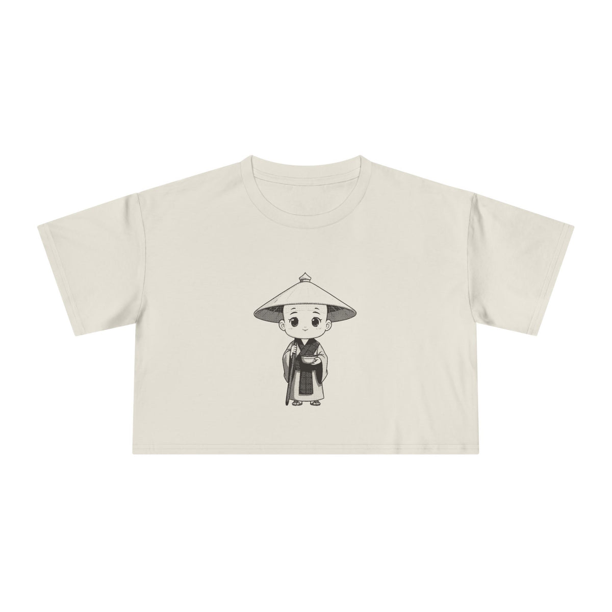 Kōbō Daishi: Walking with Every Pilgrim — Women's Crop Tee
