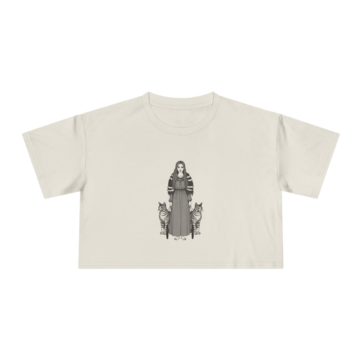 Freyja: Lender of the Falcon Cloak — Women's Crop Tee