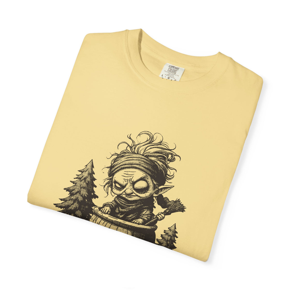 Baba Yaga · “Polite visitors welcome.” — Garment-Dyed One-Ink Tee