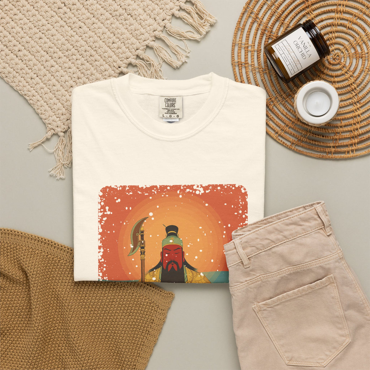 Guan Gong: Guardian of the Temple — Garment-Dyed T-Shirt