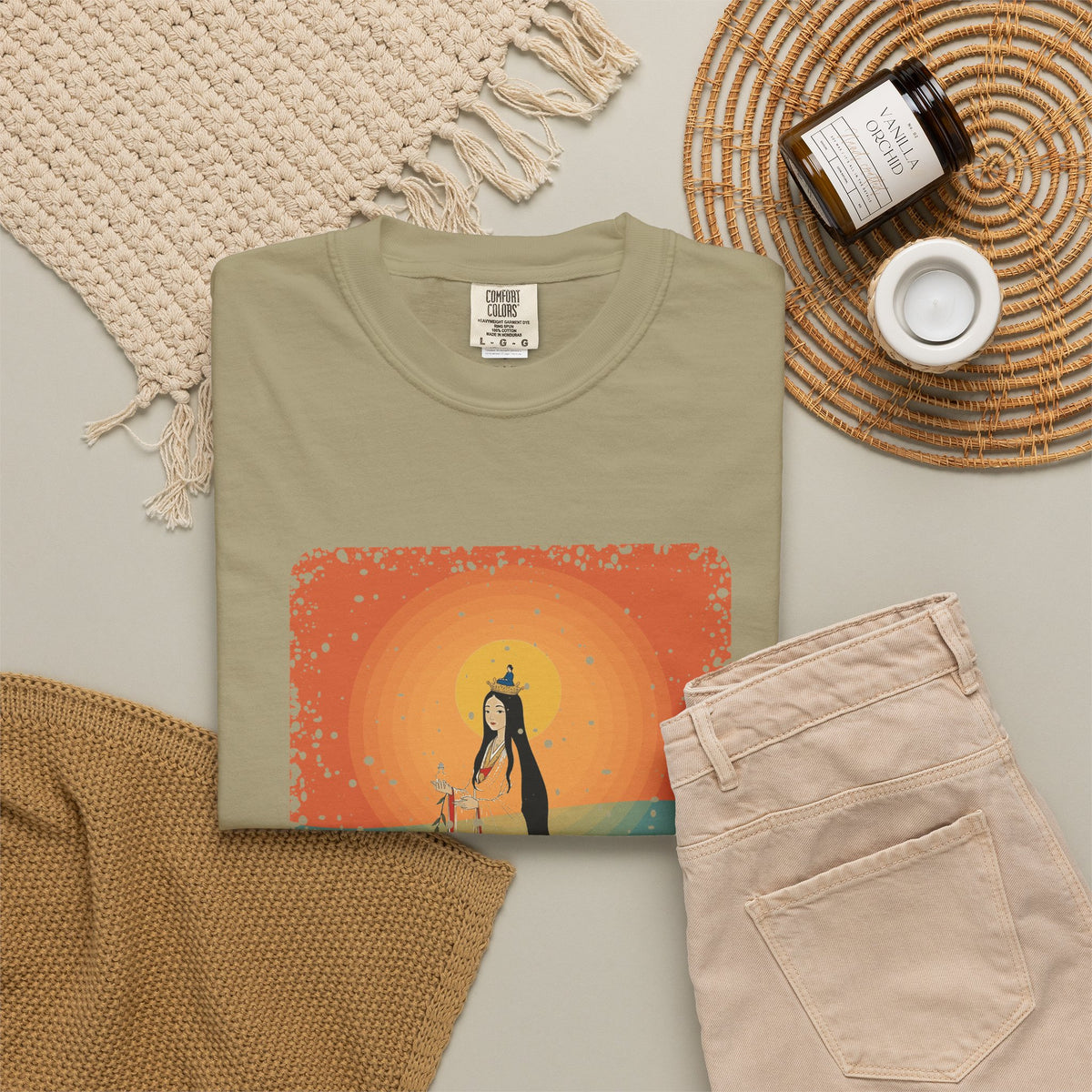 Guanyin · “World's best listener.” — Garment-Dyed T-Shirt