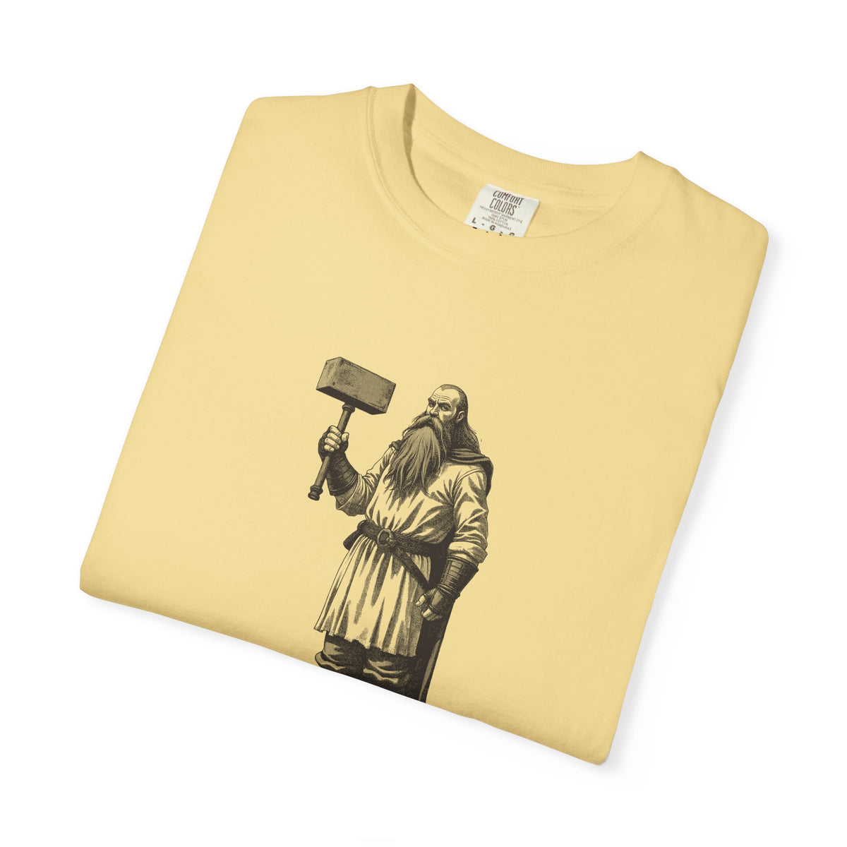 Thor · “Bring a raincoat.” — Garment-Dyed One-Ink Tee
